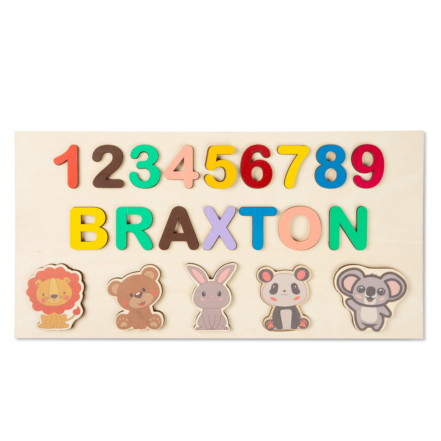Puzzle lettre en bois prénom
