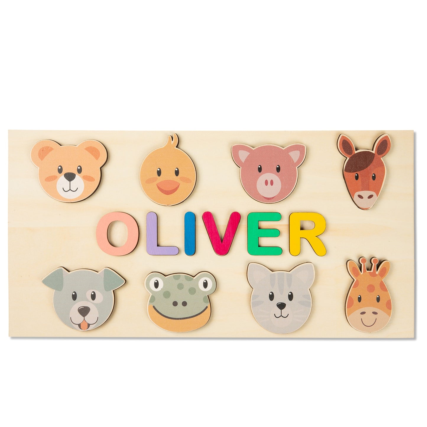 Puzzle lettre en bois prénom
