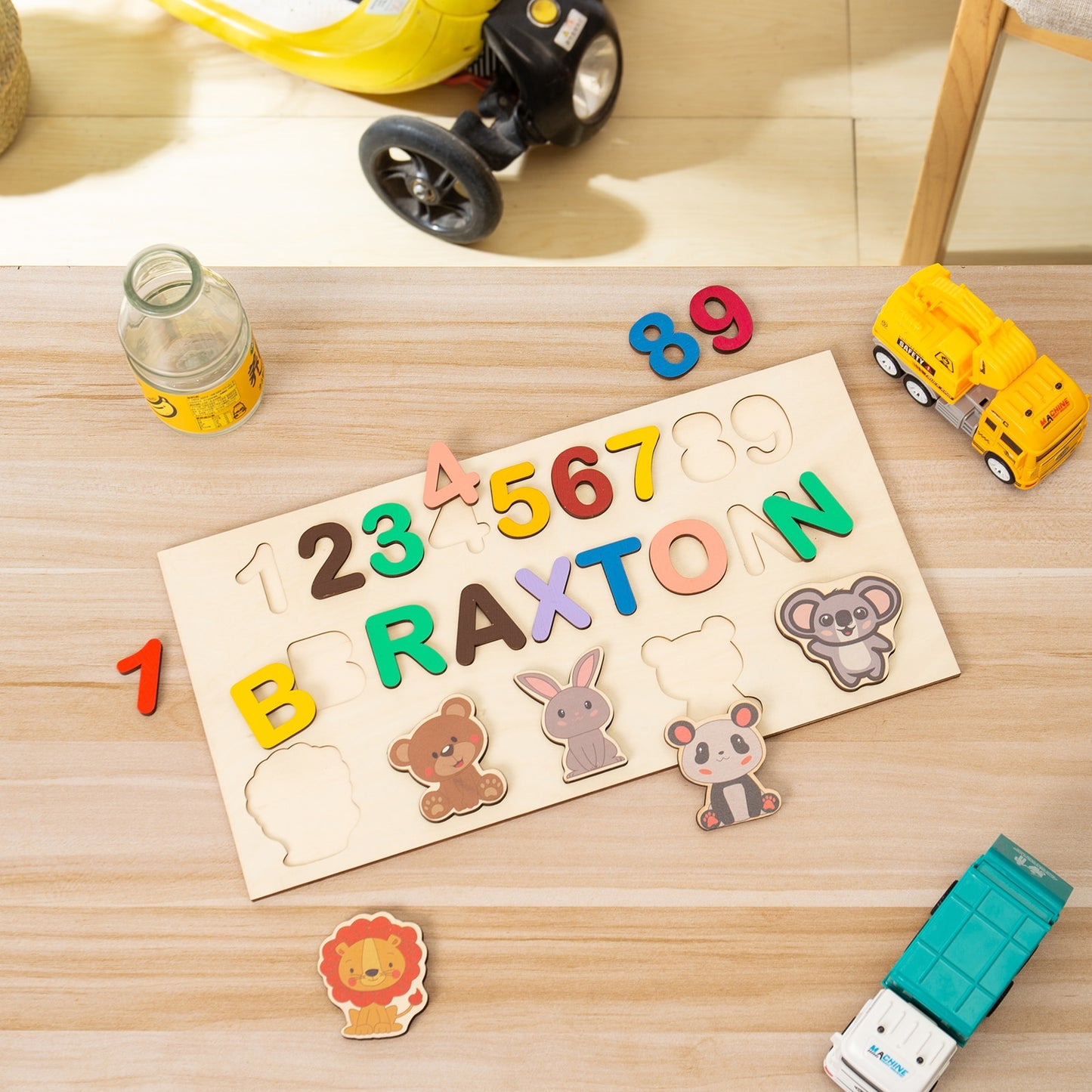 Puzzle lettre en bois prénom