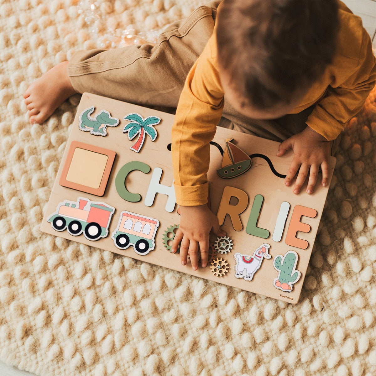 Puzzle lettre en bois prénom
