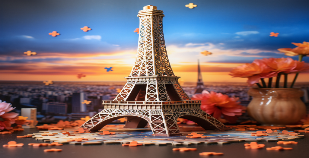 Comment faire un puzzle 3d de la tour eiffel ?