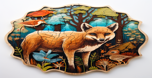 Comment coller un puzzle en bois animaux ?