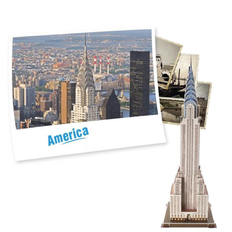 Puzzle 3d chrysler building