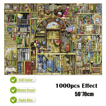 Puzzle 1000 pièces bibliothèque