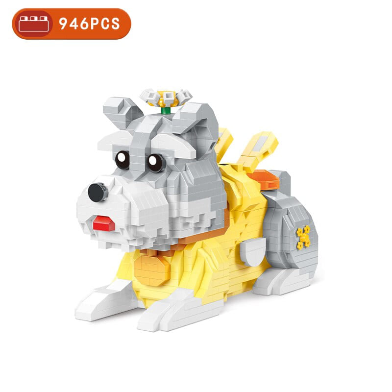 Puzzle 3d animaux lego