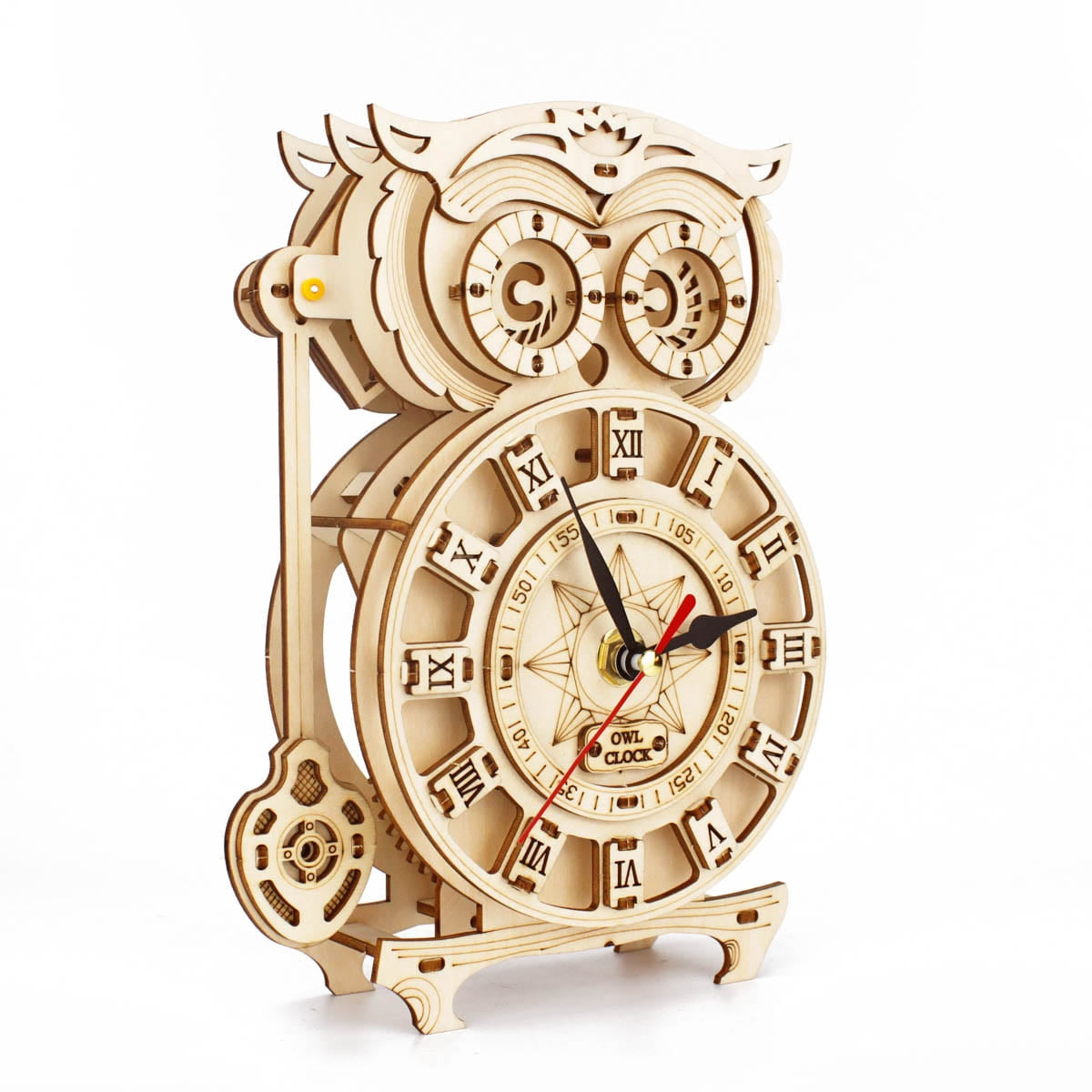 Horloge puzzle en bois