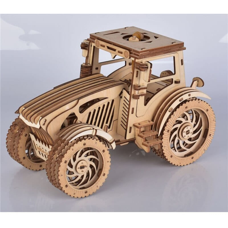 Puzzle bois tracteur 3d