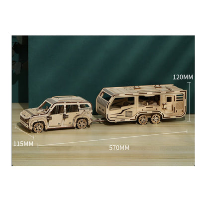 Puzzle camping car 3d