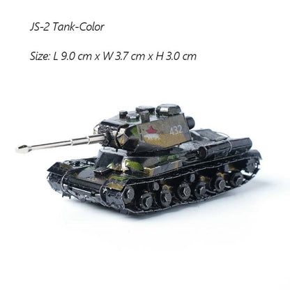 Puzzle 3d metal tank