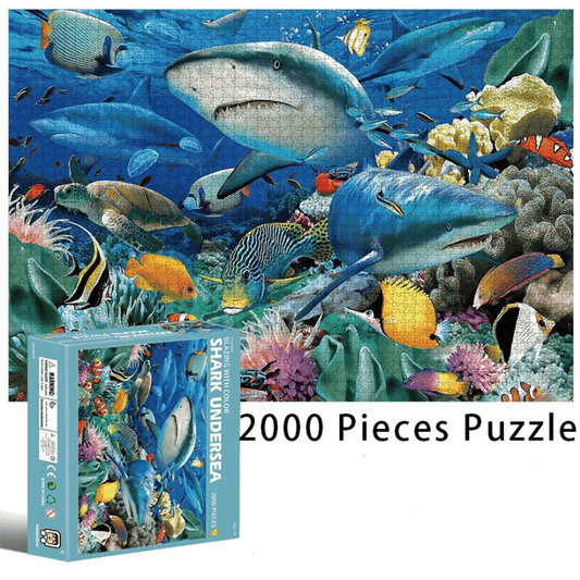 Puzzle 2000 pièces requins