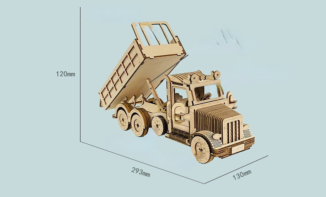 Puzzle 3d camion