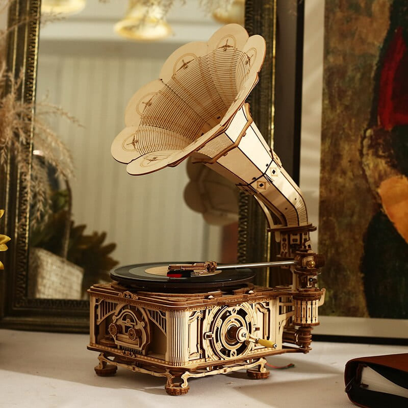 Puzzle 3d gramophone