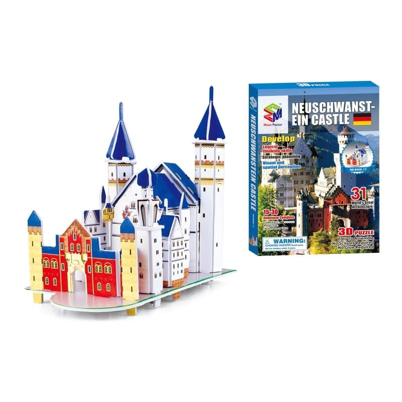 Puzzle 3d chateau de neuschwanstein