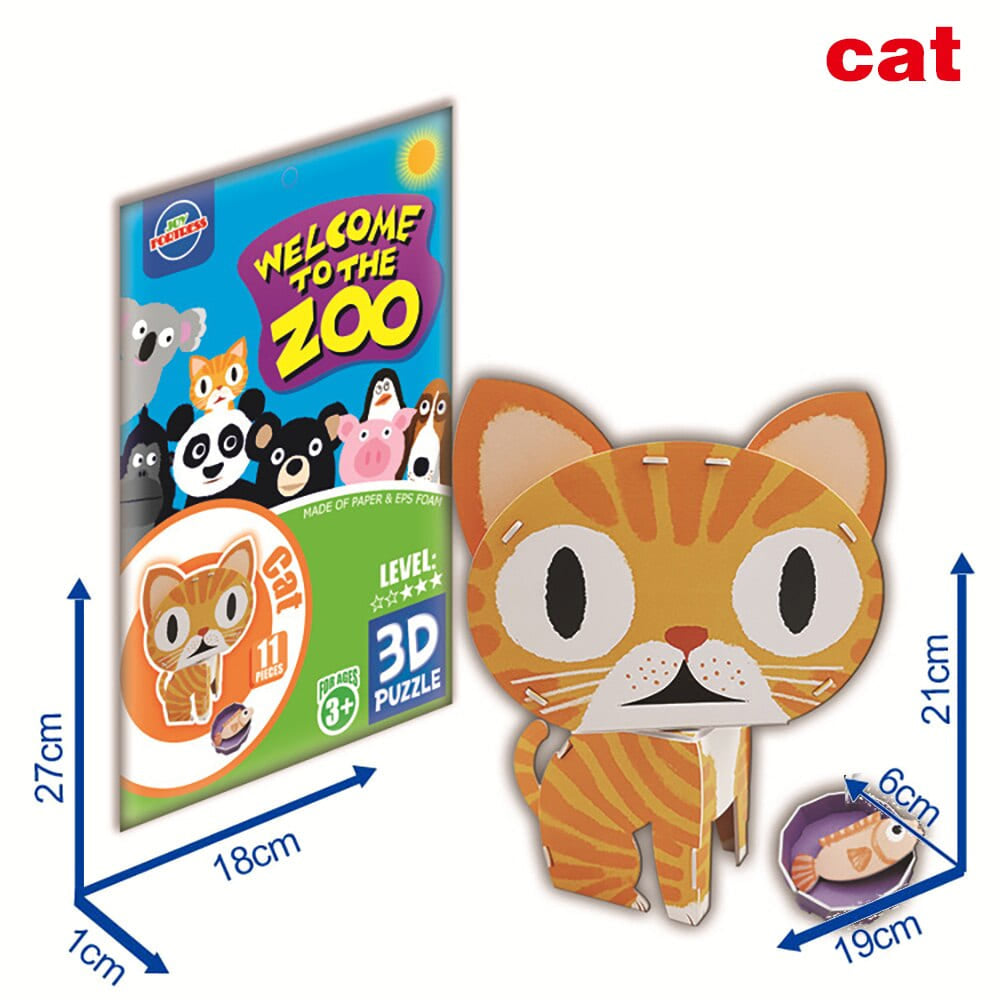 Puzzle animaux en carton