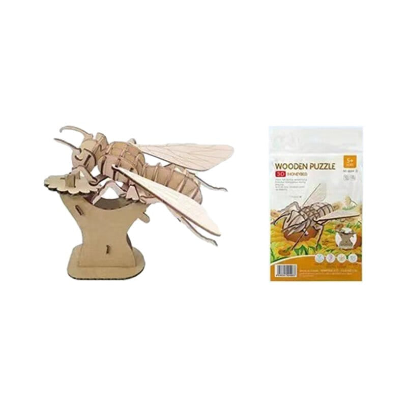 Puzzle 3d bois insecte