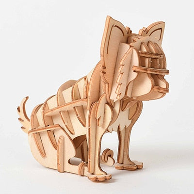 Chihuahua puzzle 3d