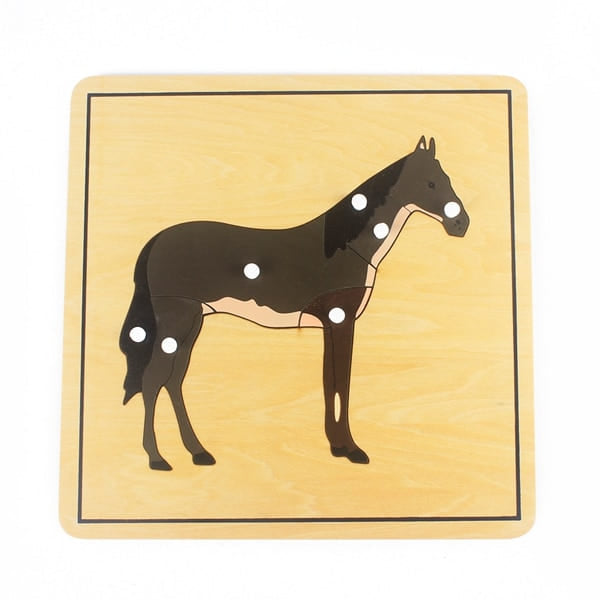 Puzzle 3 ans cheval