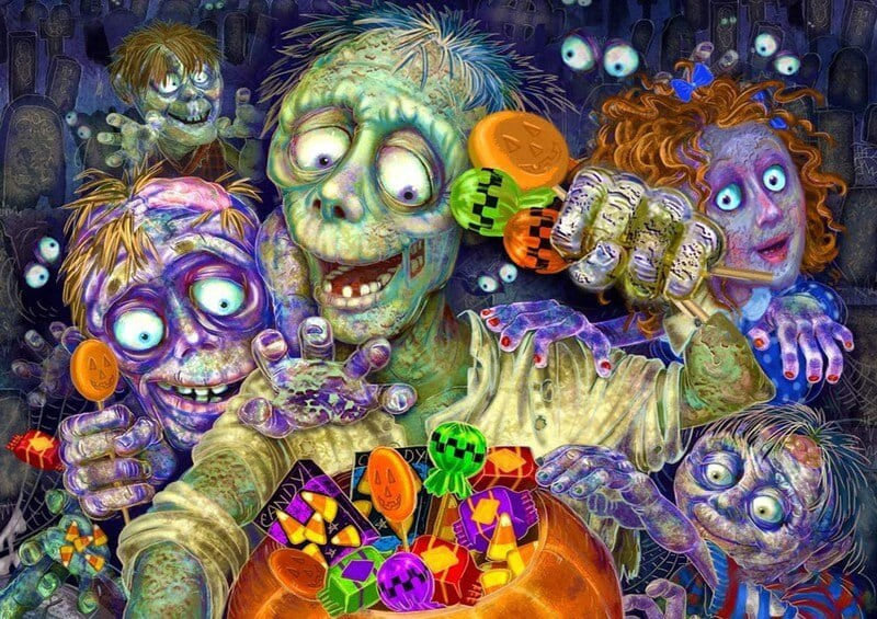 Halloween puzzle 1000 pieces