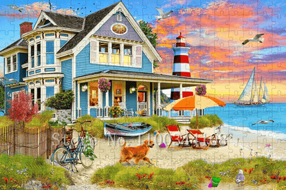 Puzzle 1000 pieces paysage sud