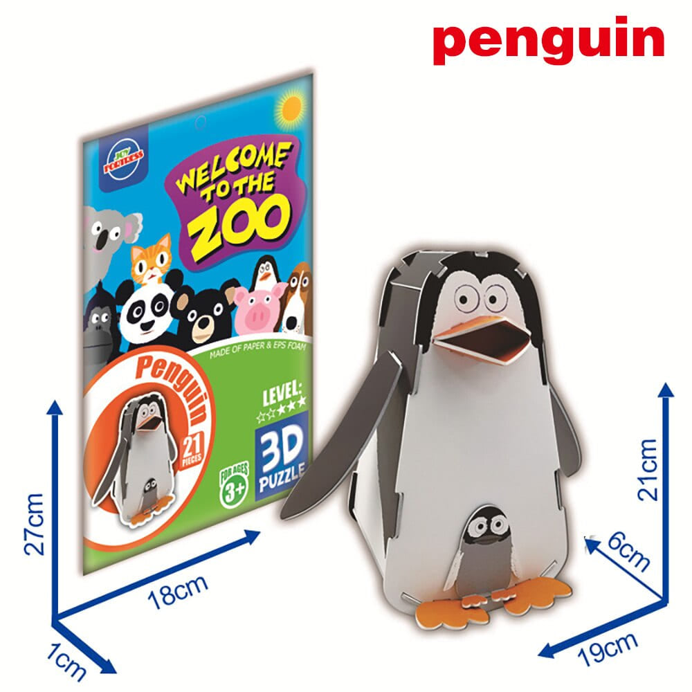 Puzzle animaux en carton