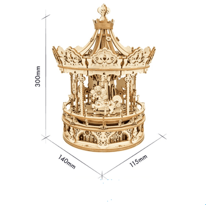 3d carrousel puzzle