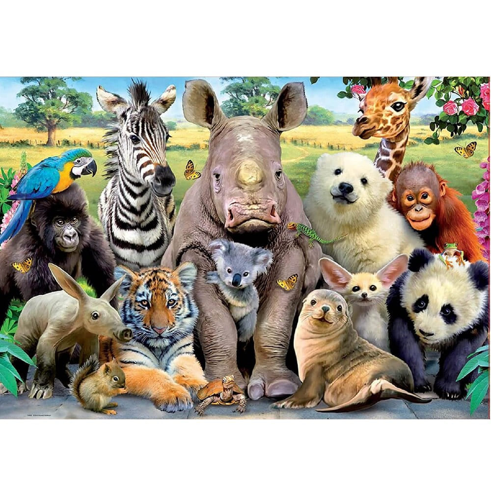 Puzzle animaux de la jungle