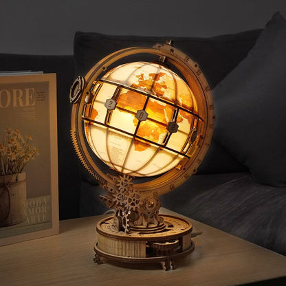 Puzzle 3d globe lumineux