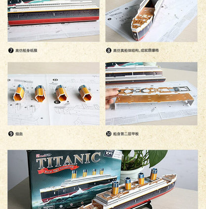 Puzzle 3d titanic