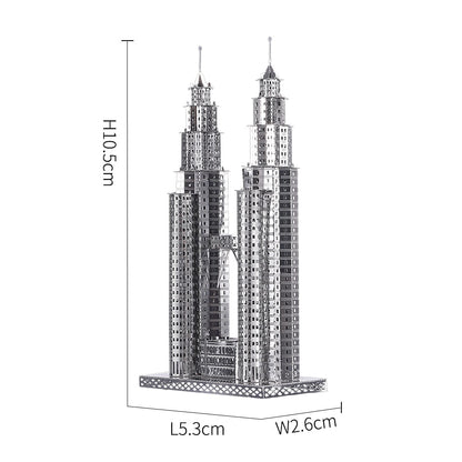 Puzzle 3d twin towers