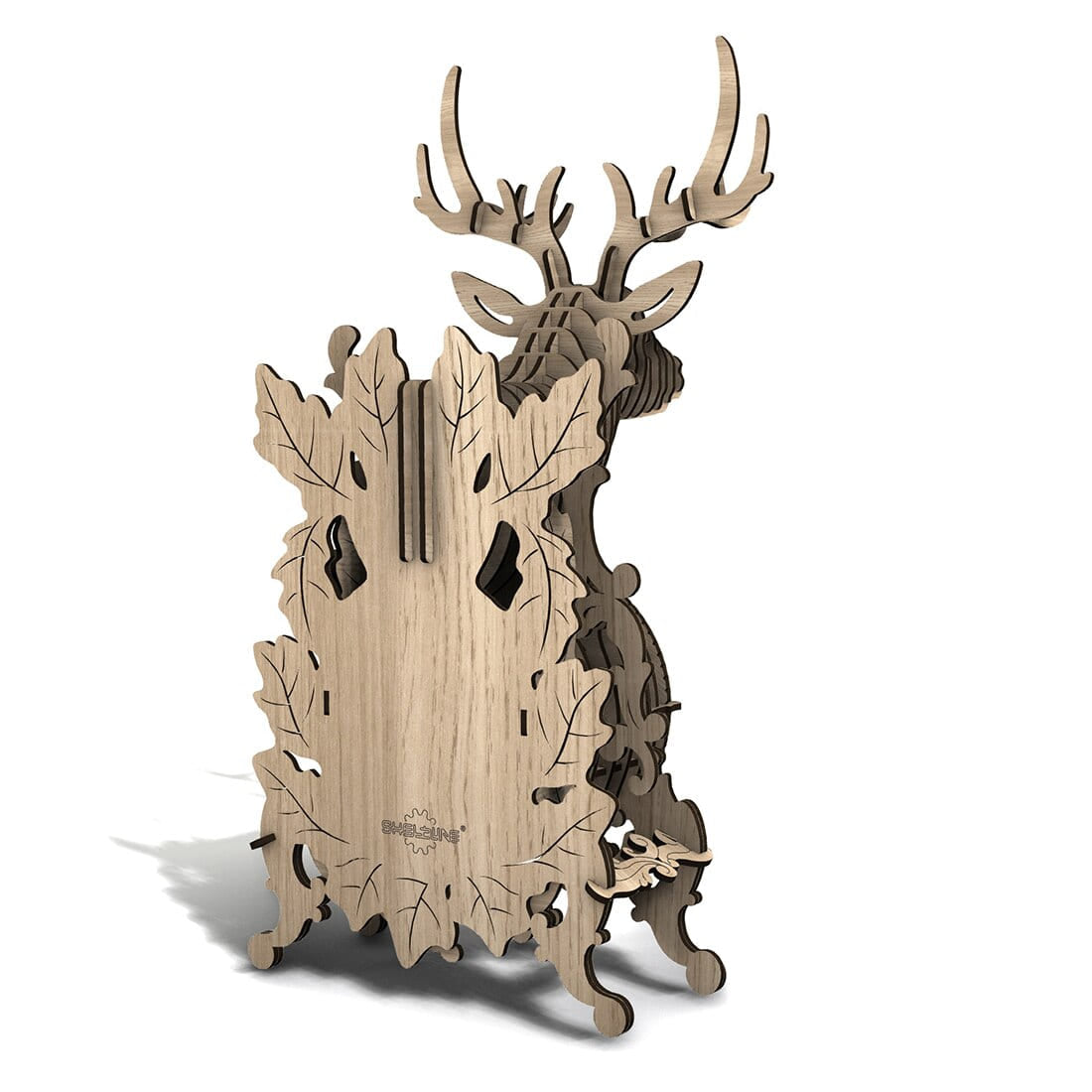 bois cerf puzzle 3d