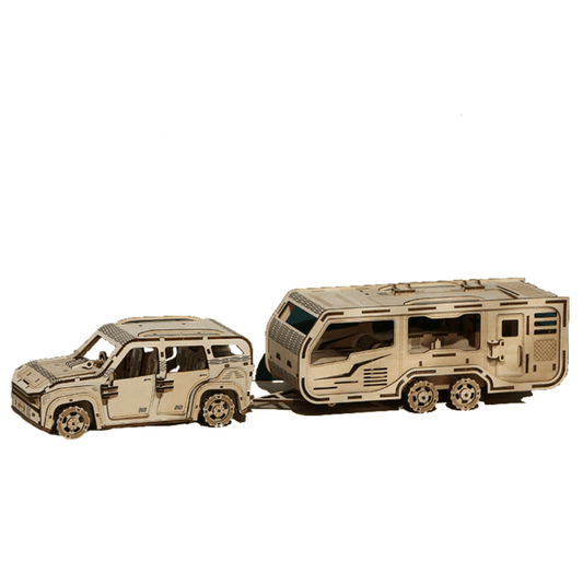 Puzzle 3d camping car