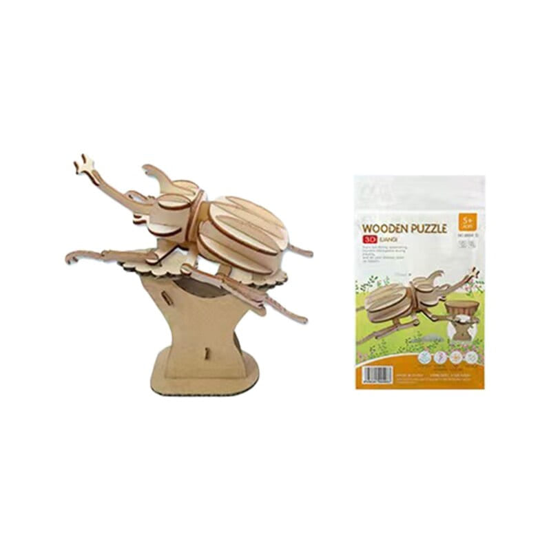 Puzzle 3d bois insecte