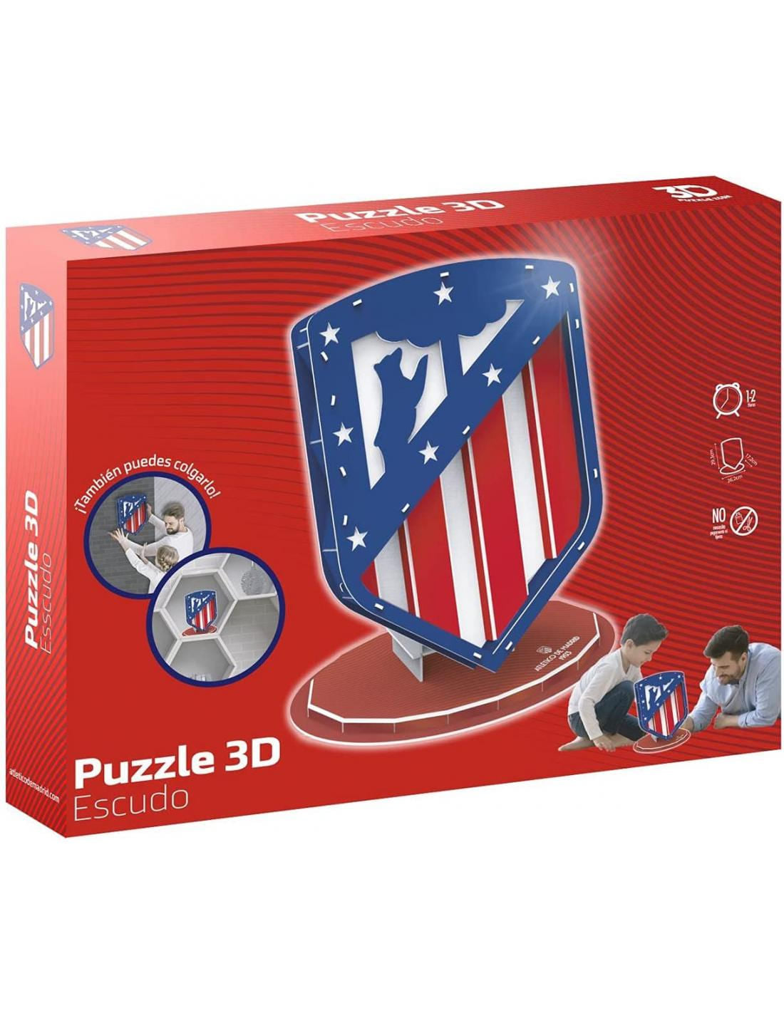 Puzzle 3d atletico de madrid