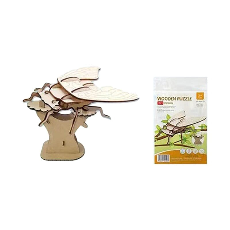 Puzzle 3d bois insecte