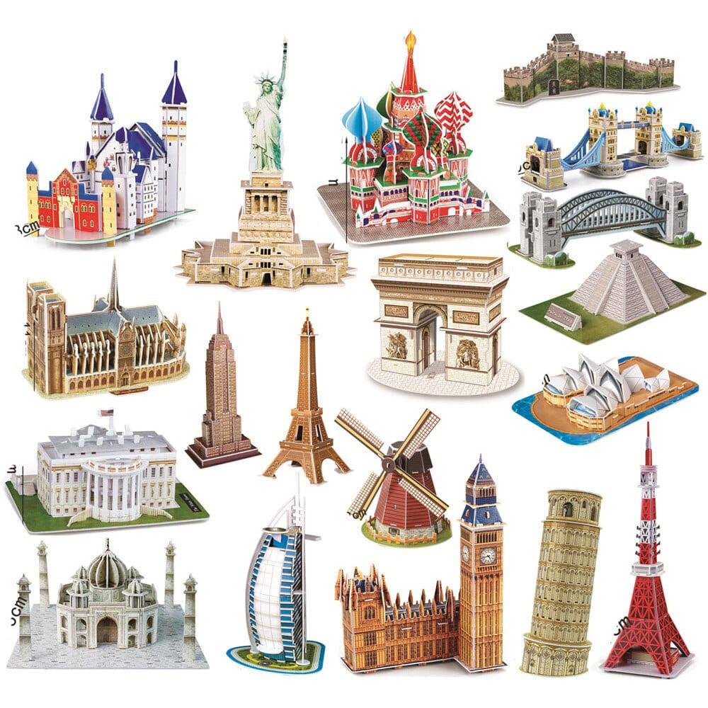 Puzzle 3d architecture