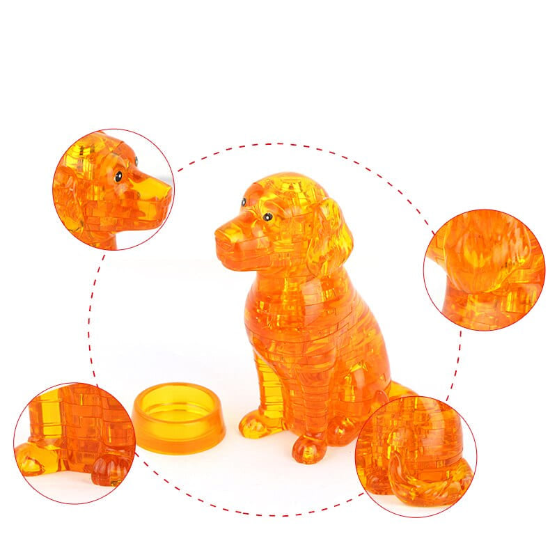 Puzzle 3d chien