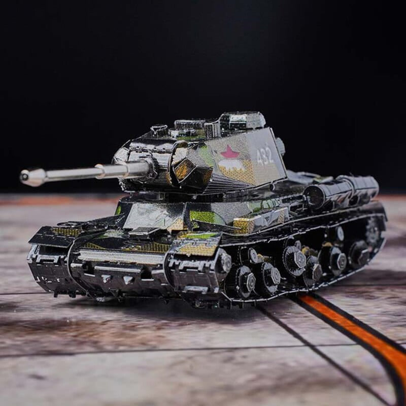 Puzzle 3d metal tank