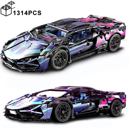 Puzzle 3d voiture lumineux