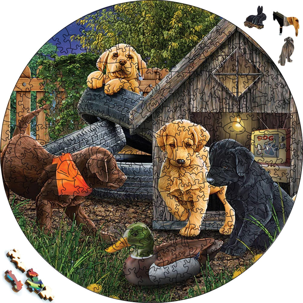 Puzzle 300 pieces animaux de la ferme