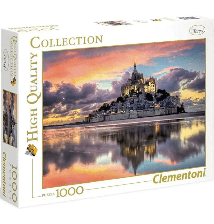 Puzzle 1000 pièces mont saint michel