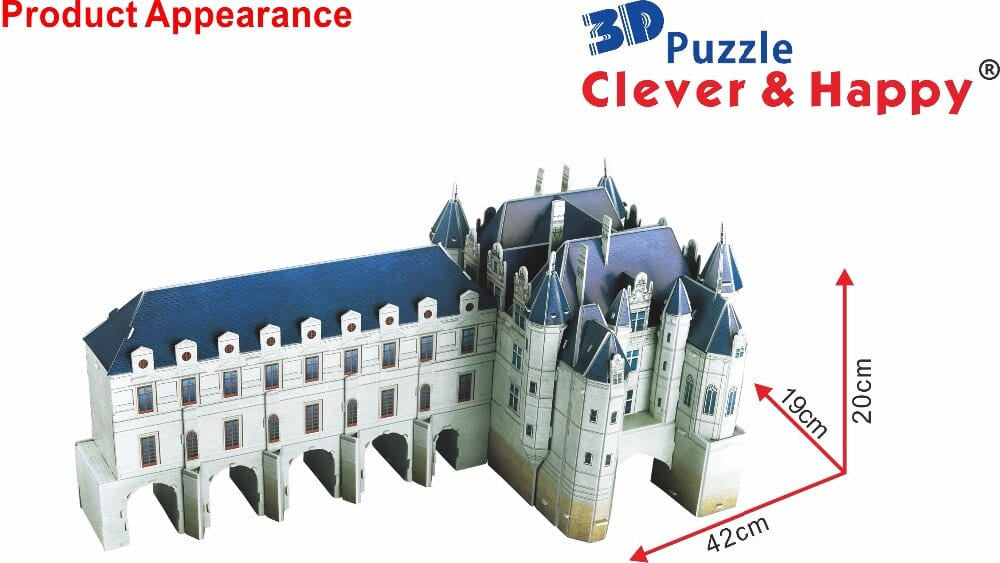 Puzzle chateau de chenonceau 3d