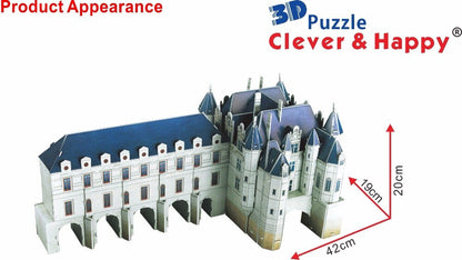 Puzzle chateau de chenonceau 3d