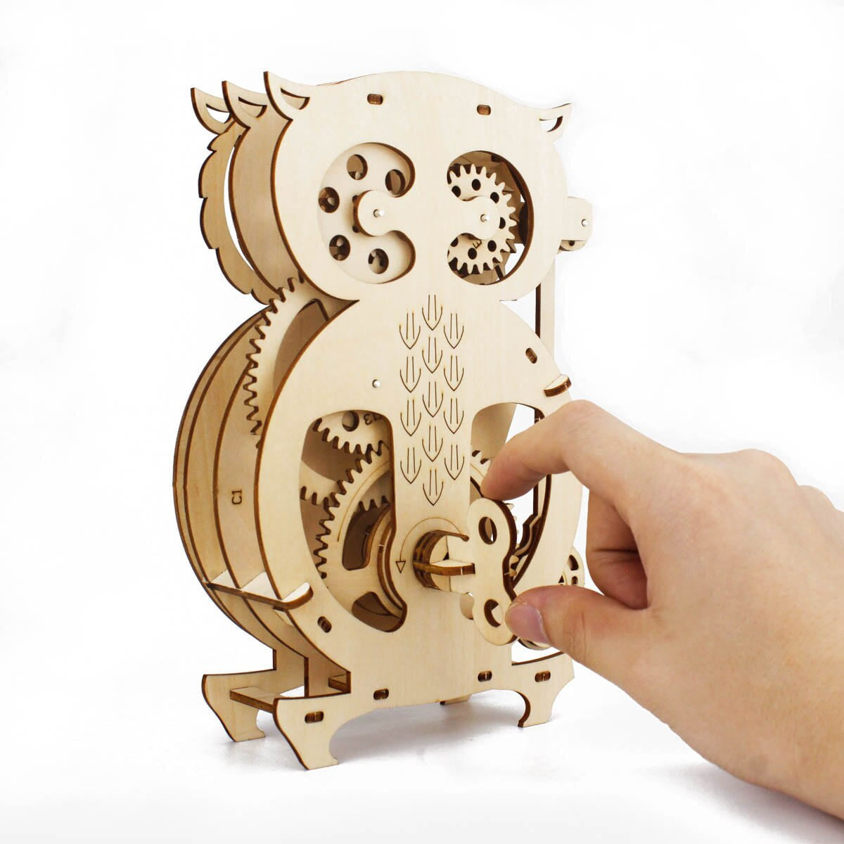 puzzle en bois horloge