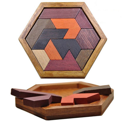 Puzzle 3d hexagon