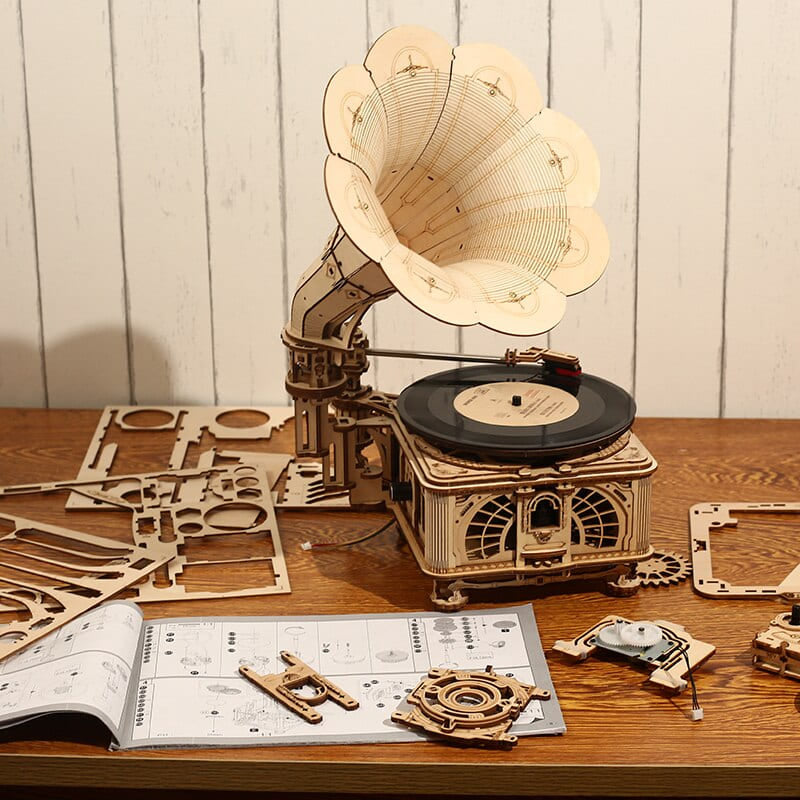 Puzzle 3d gramophone