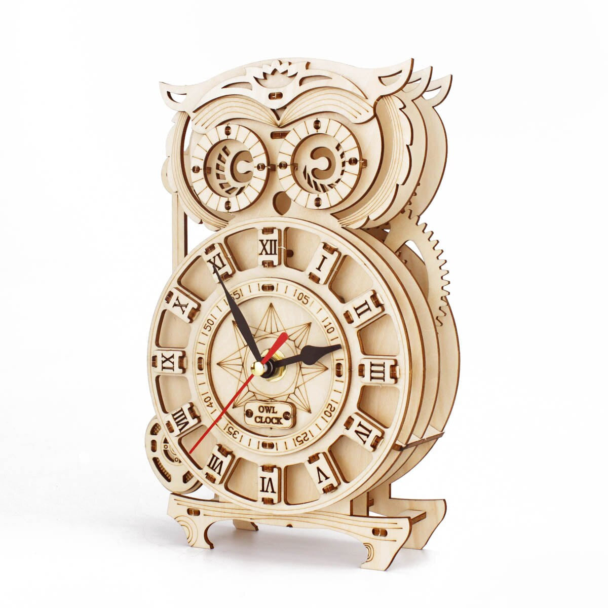 Horloge puzzle en bois