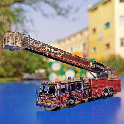 Puzzle camion 3d pompier