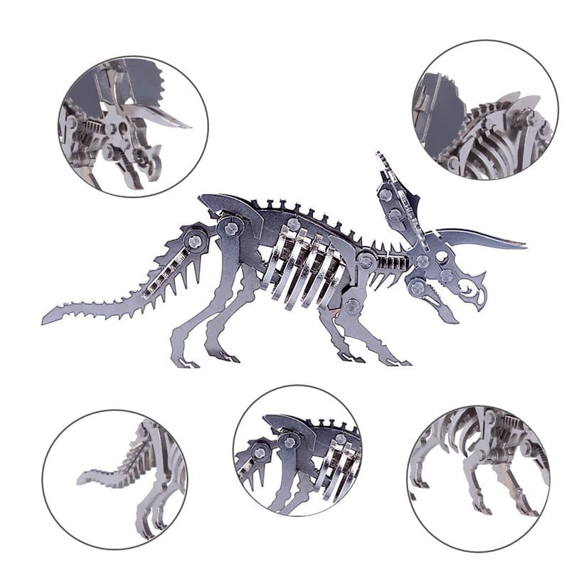 Puzzle 3d triceratops