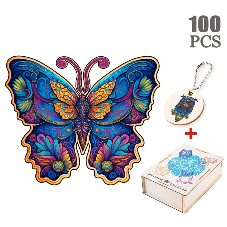 Puzzle 100 pièces papillon