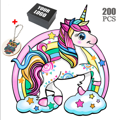 Puzzle licorne 200 pieces